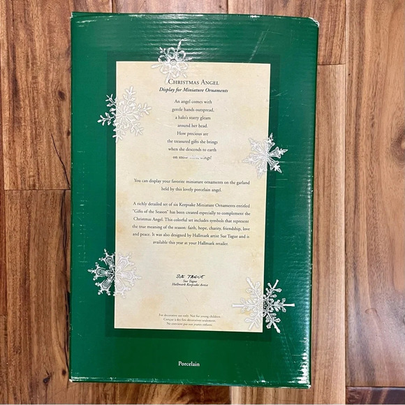 NEW Hallmark Keepsake Christmas Angel Display for Miniature Ornaments Vintage - Picture 6 of 8